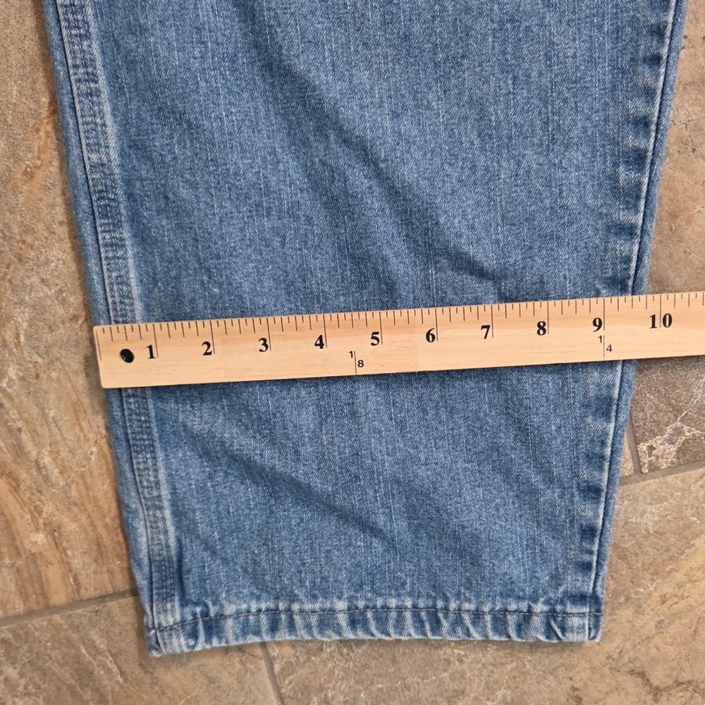 Wrangler Hero Mens Carpenter Jeans Medium Wash Denim Blue 38x30 - Picture 6 of 11